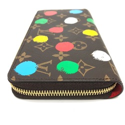 Louis Vuitton M81864 Monogram Yayoi Kusama Long Wallet Brown GoldHardware