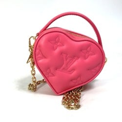 Louis Vuitton M81893 Monogram bubblegram Chain Bag 2WAY Bag Hand Bag Shoulder Bag Dragon fruit pink