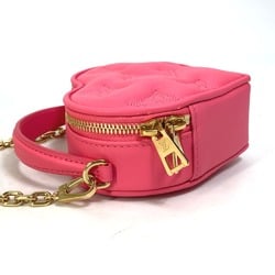 Louis Vuitton M81893 Monogram bubblegram Chain Bag 2WAY Bag Hand Bag Shoulder Bag Dragon fruit pink