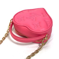 Louis Vuitton M81893 Monogram bubblegram Chain Bag 2WAY Bag Hand Bag Shoulder Bag Dragon fruit pink