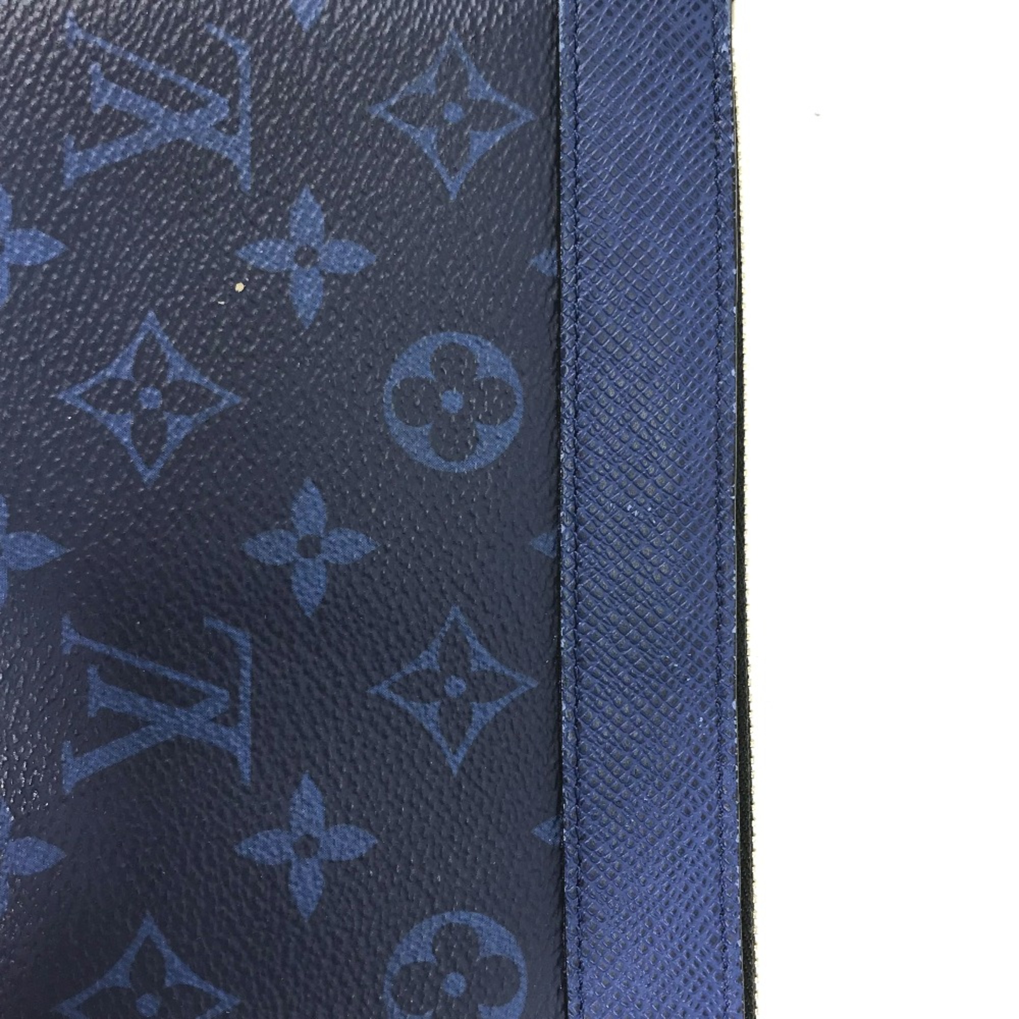 Louis Vuitton M30278 Taigalama Clutch bag accessory case pouch Pouch blue