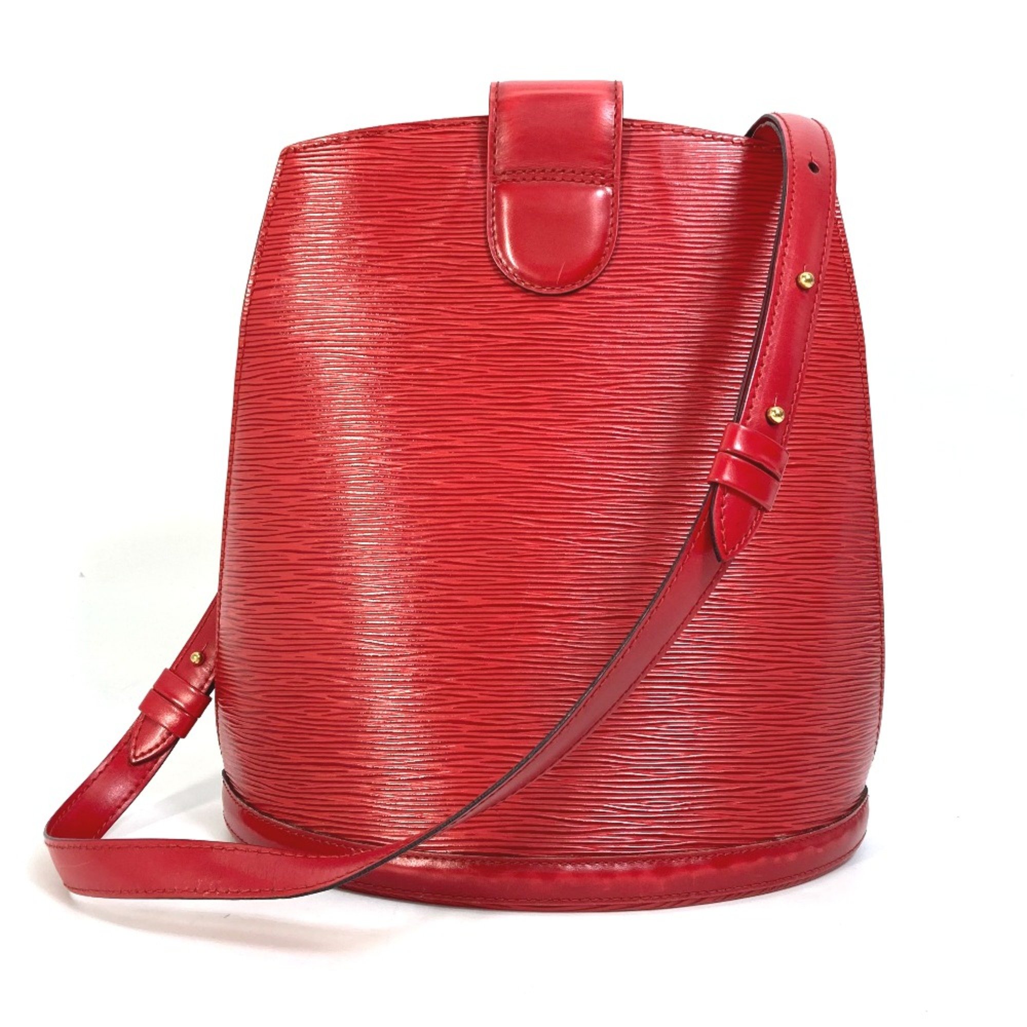 Louis Vuitton M52257 Epi bag shawl Shoulder Bag Castilian red Red