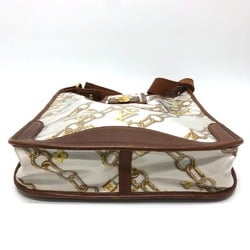 Louis Vuitton M95158 Monogram Charm messenger bag bag Shoulder Bag White/Brown