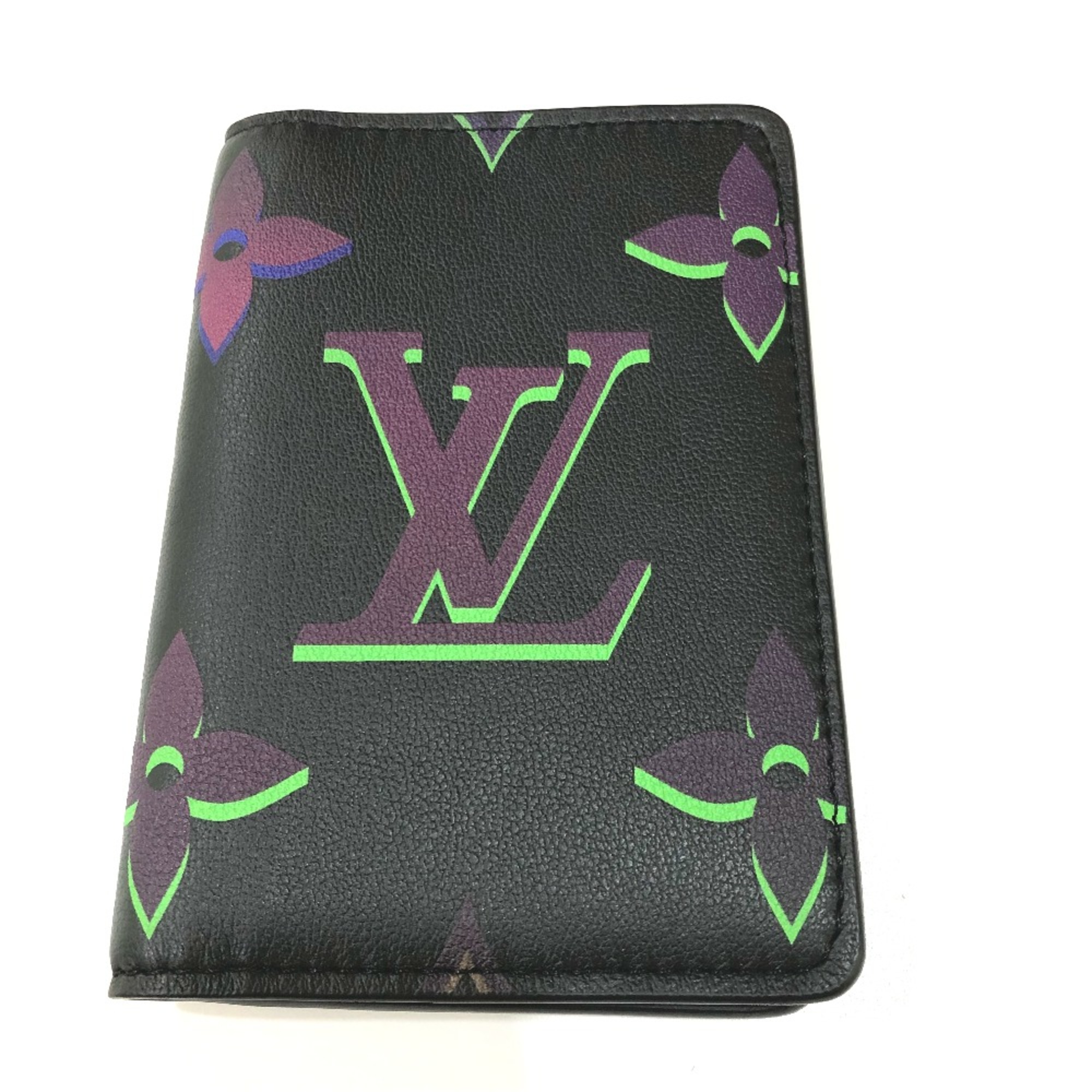 Louis Vuitton M82372 Monogram pass case/business Card Case Black