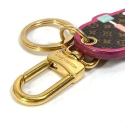 Louis Vuitton M69006 Monogram Charm Key Holder Brown pink