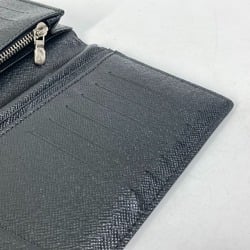 Louis Vuitton N62655 Damier Graphite Old model Bi-fold Long Wallet Black