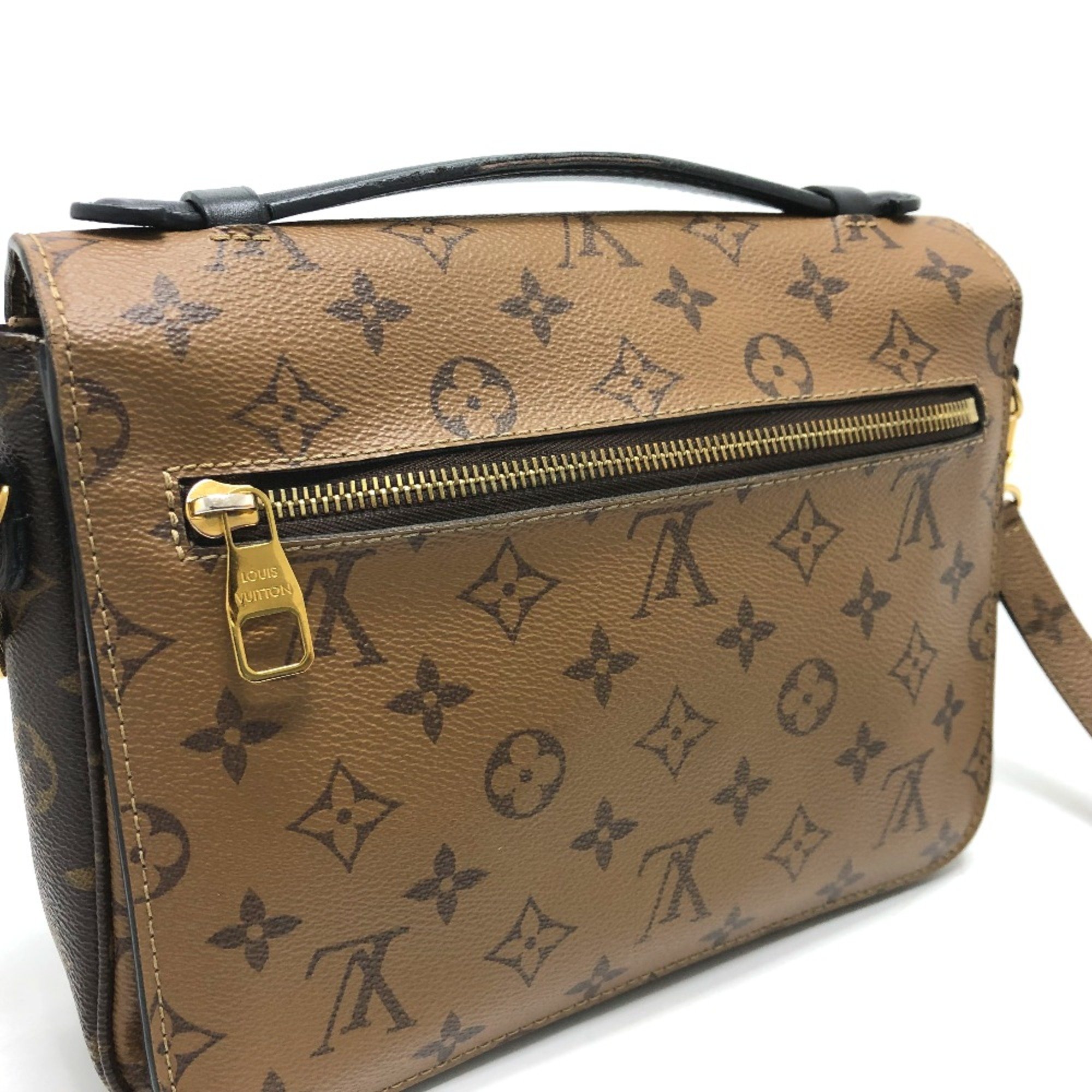 Louis Vuitton M44876 Monogram reverse shoulder bag Shoulder Bag Brown GoldHardware