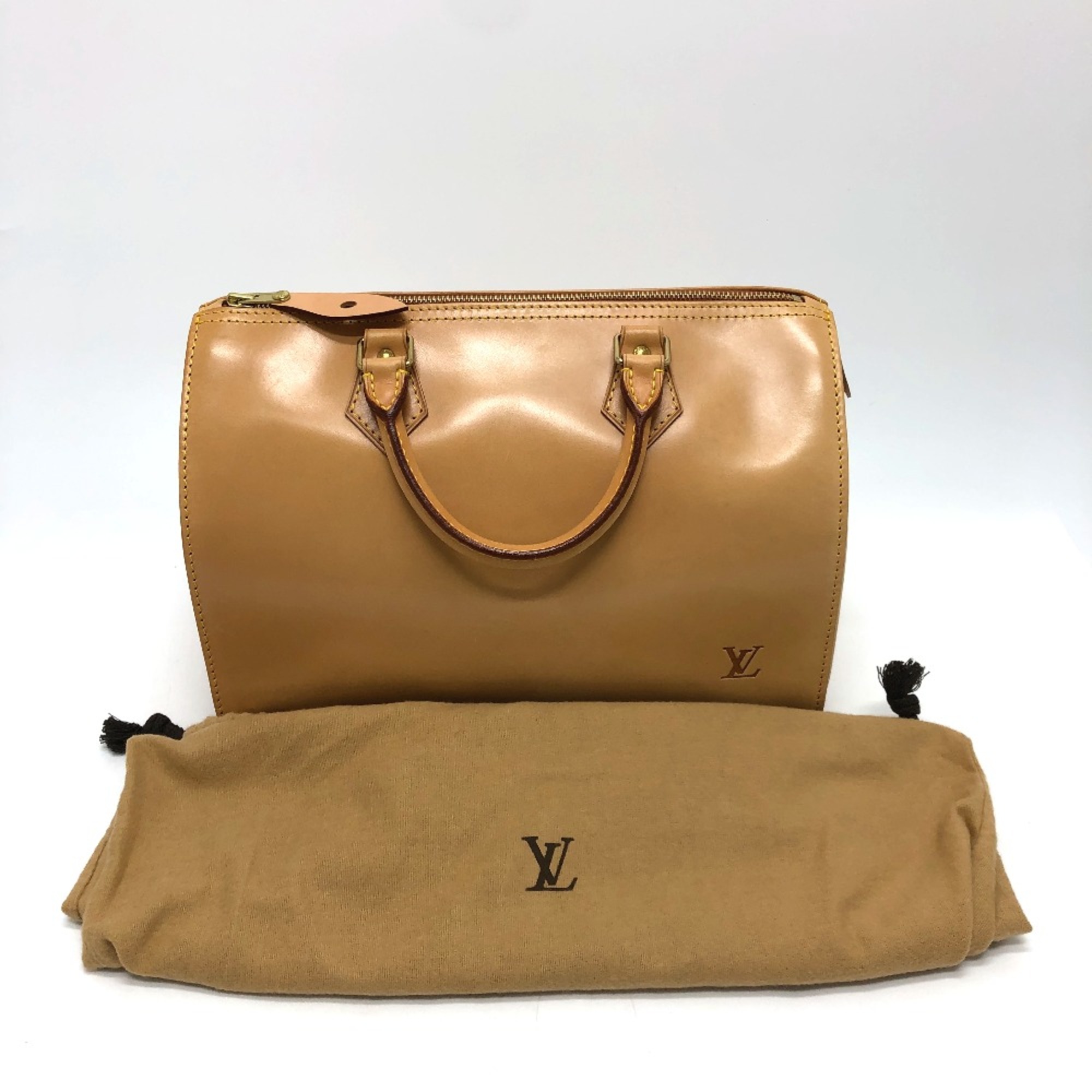 Louis Vuitton M85392 Nomad LV Japan 15th Anniversary Mini Boston Hand Bag Beige GoldHardware