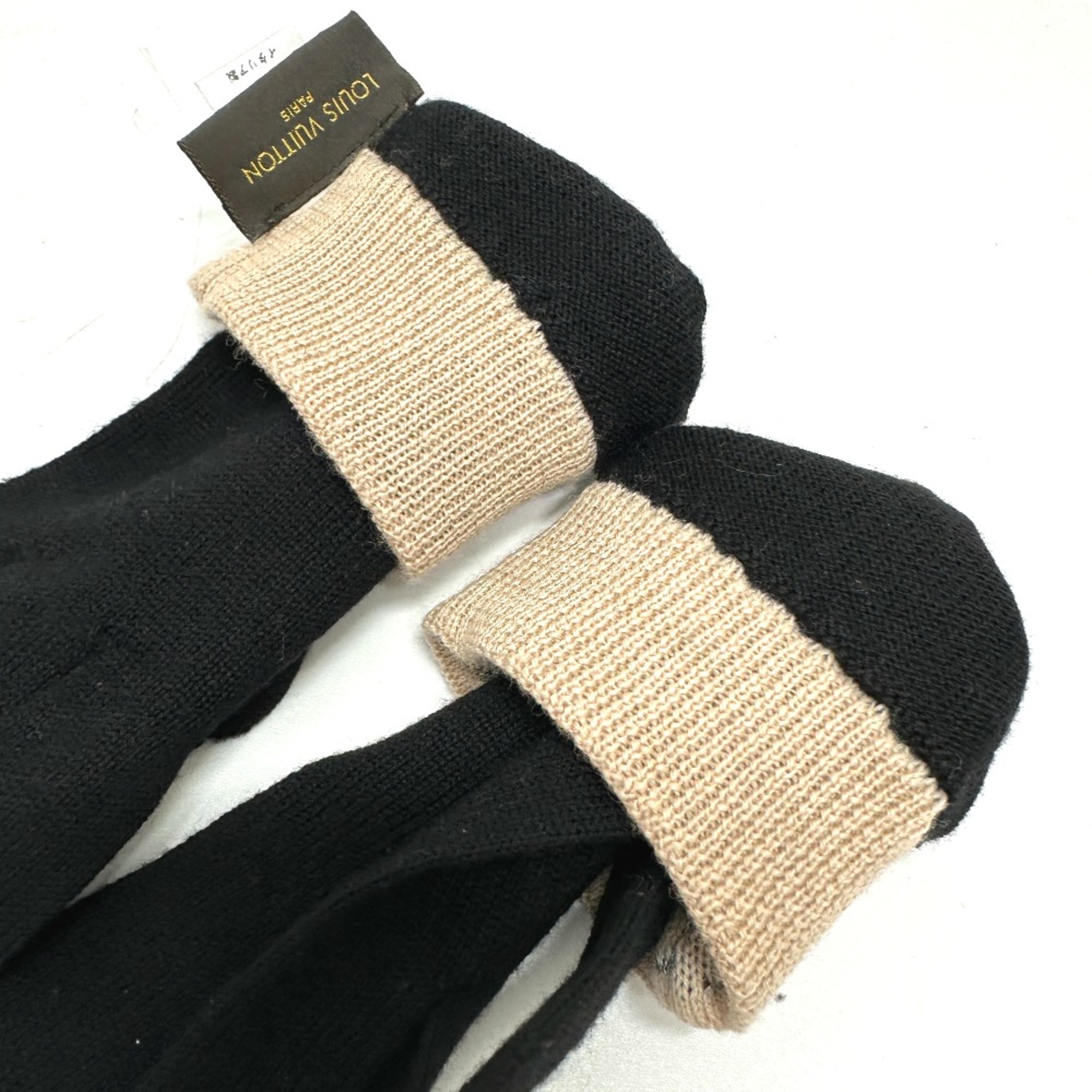 Louis Vuitton M40448 gloves Glove Black