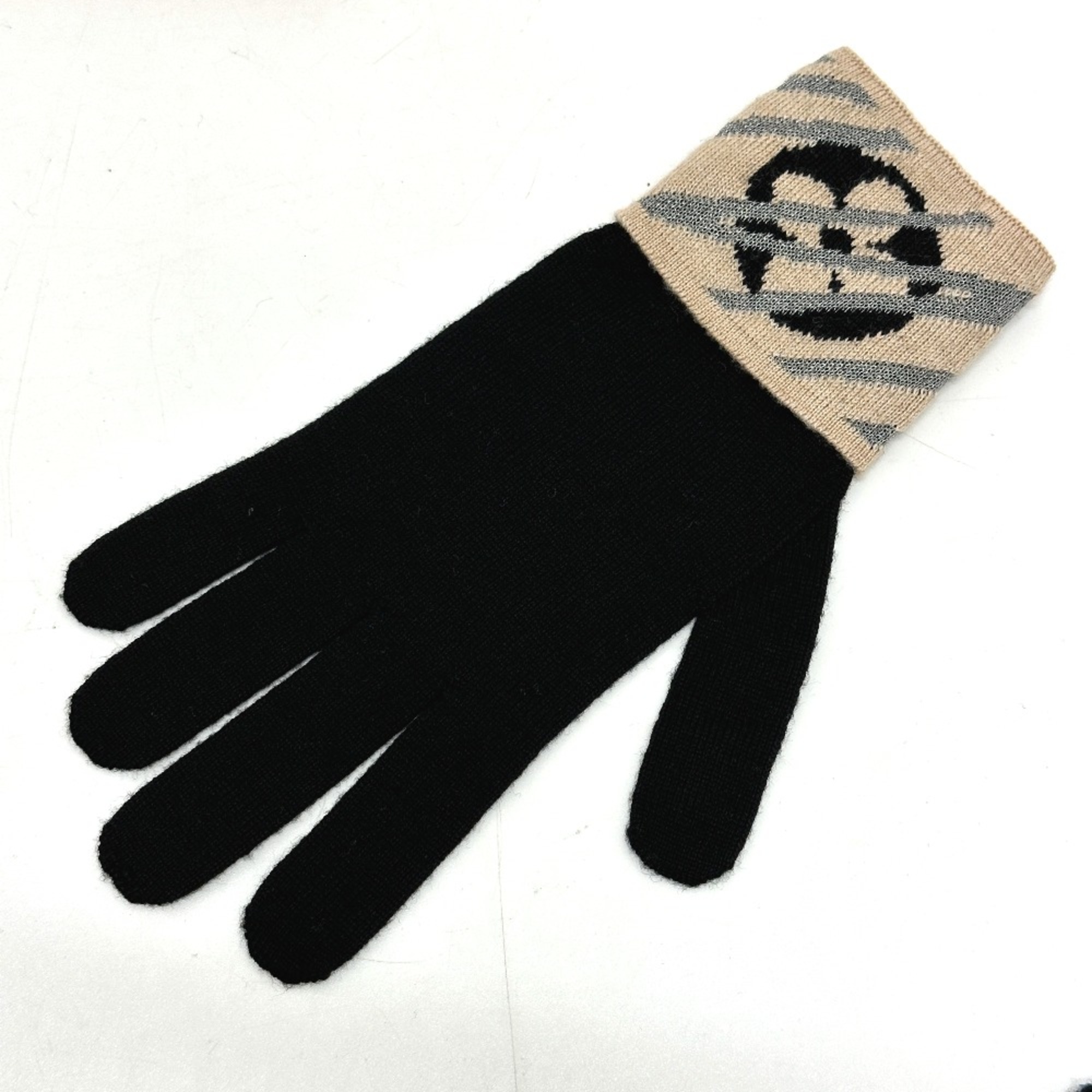 Louis Vuitton M40448 gloves Glove Black