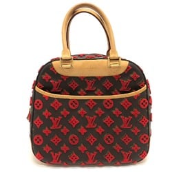 Louis Vuitton M40922 Monogram 3D Tuftage Bag Hand Bag Brown/Red GoldHardware