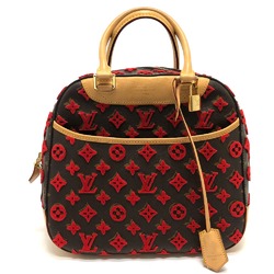 Louis Vuitton M40922 Monogram 3D Tuftage Bag Hand Bag Brown/Red GoldHardware