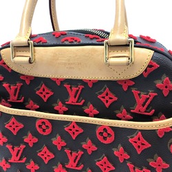 Louis Vuitton M40922 Monogram 3D Tuftage Bag Hand Bag Brown/Red GoldHardware