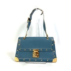 Louis Vuitton M91821 Suhali bag shoulder studs Shoulder Bag blue