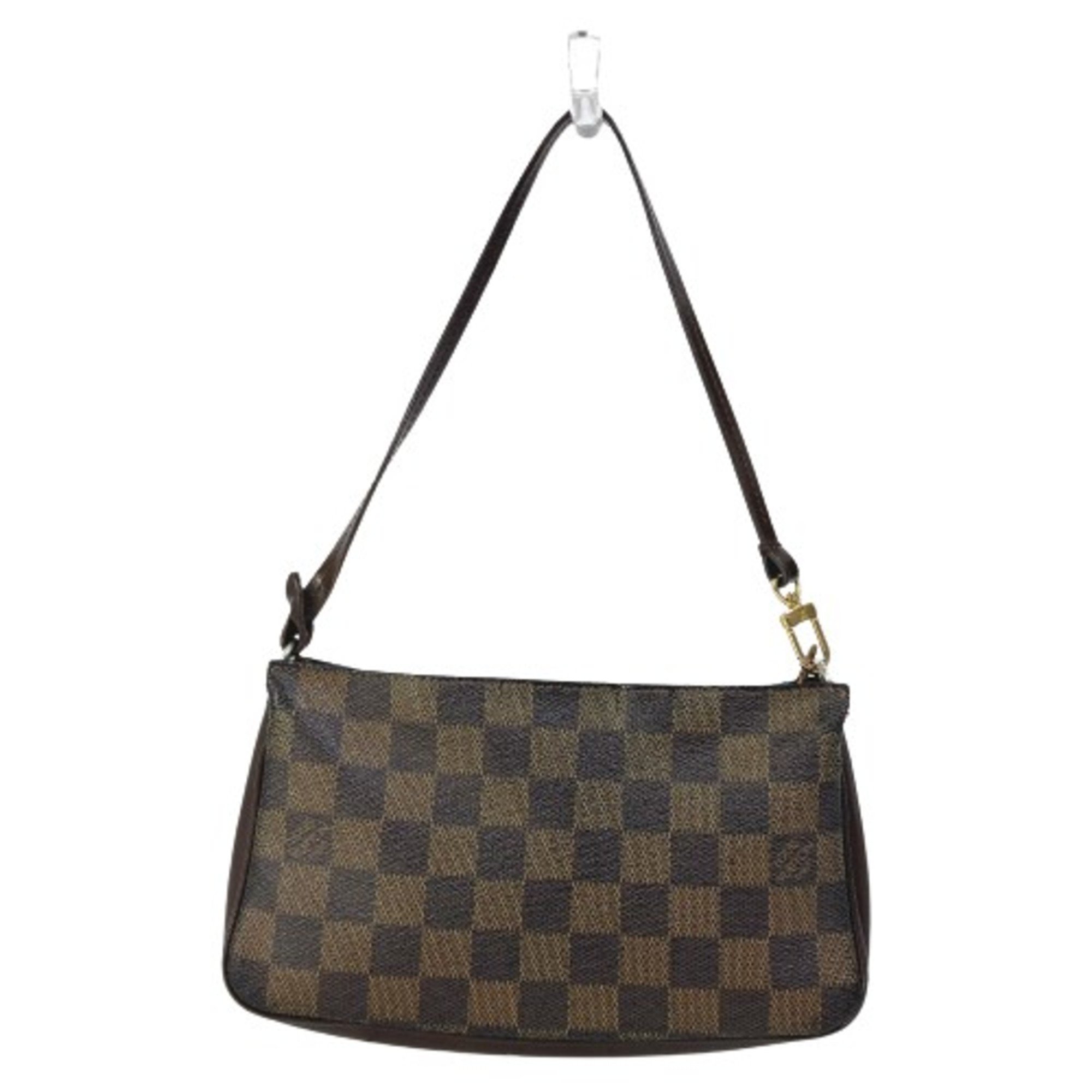 Louis Vuitton N51982 Shoulder Bag Damier Accessory pouch Hand Bag Ebene Brown