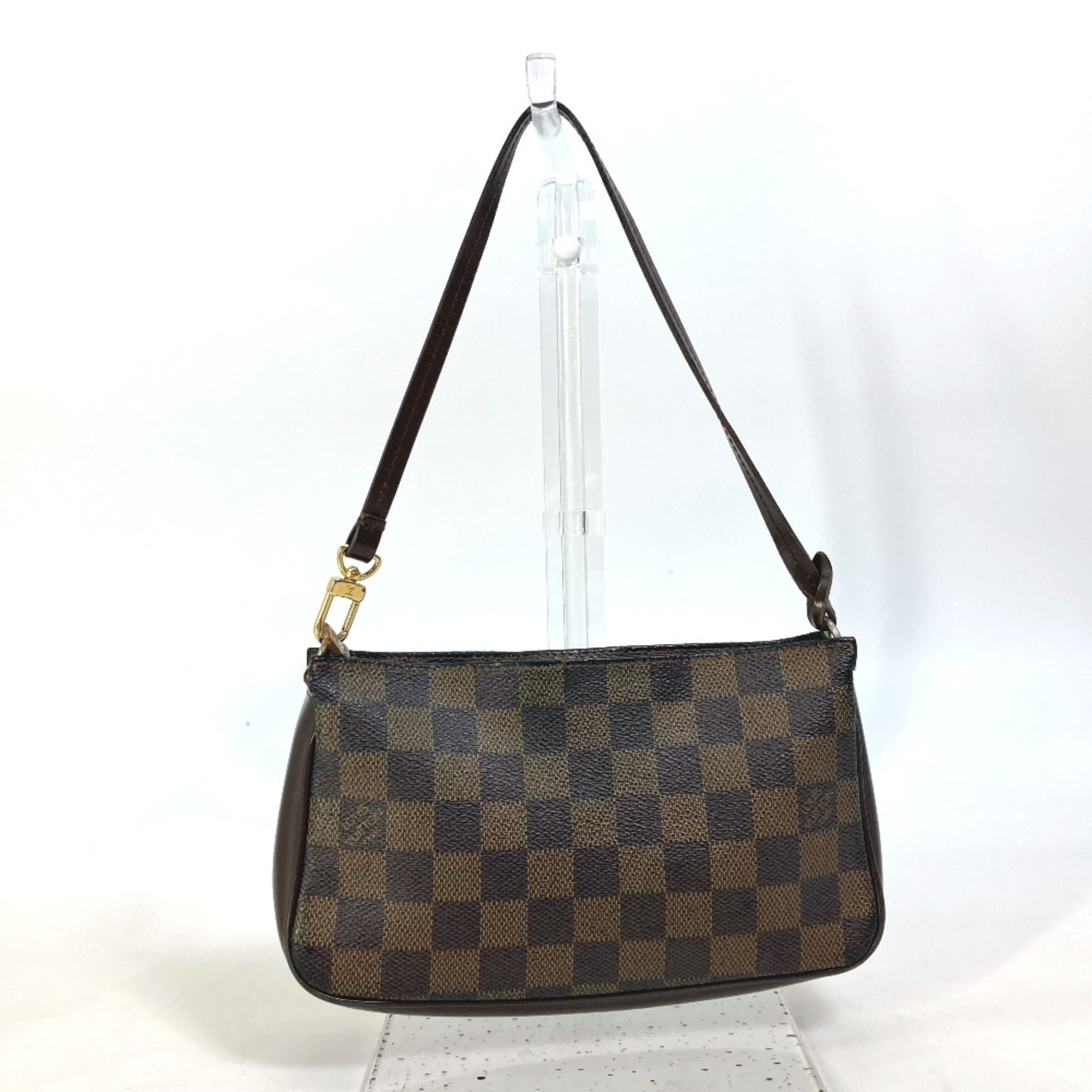 Louis Vuitton N51982 Shoulder Bag Damier Accessory pouch Hand Bag Ebene Brown