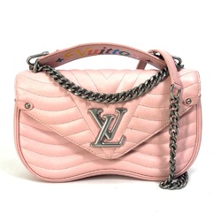 Louis Vuitton M51944 Crossbody 2WAY Hand Bag Shoulder Bag pink Silver