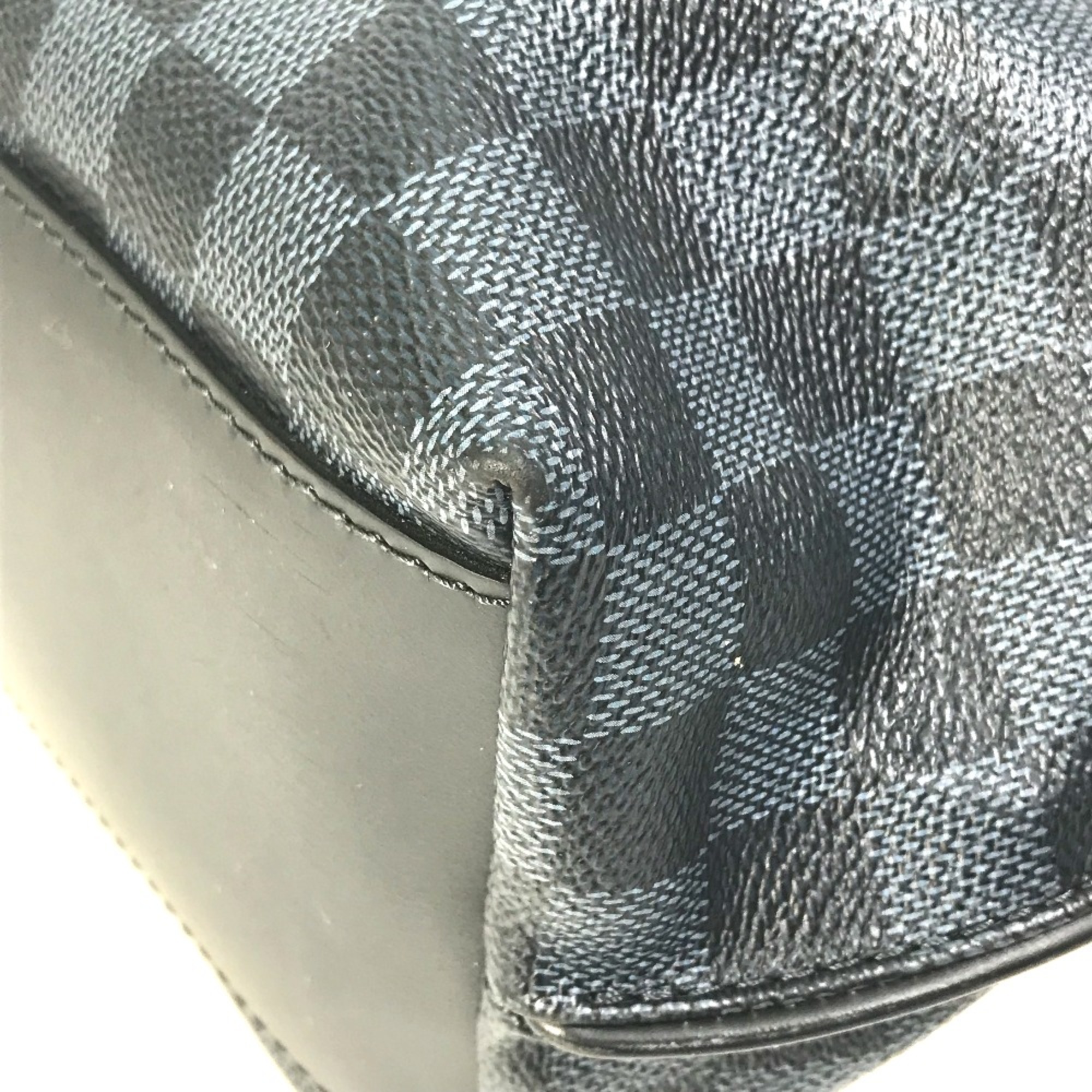 Louis Vuitton N41397 Damier-Cobalt Shoulder Bag Business bag Tote Bag Navy Black