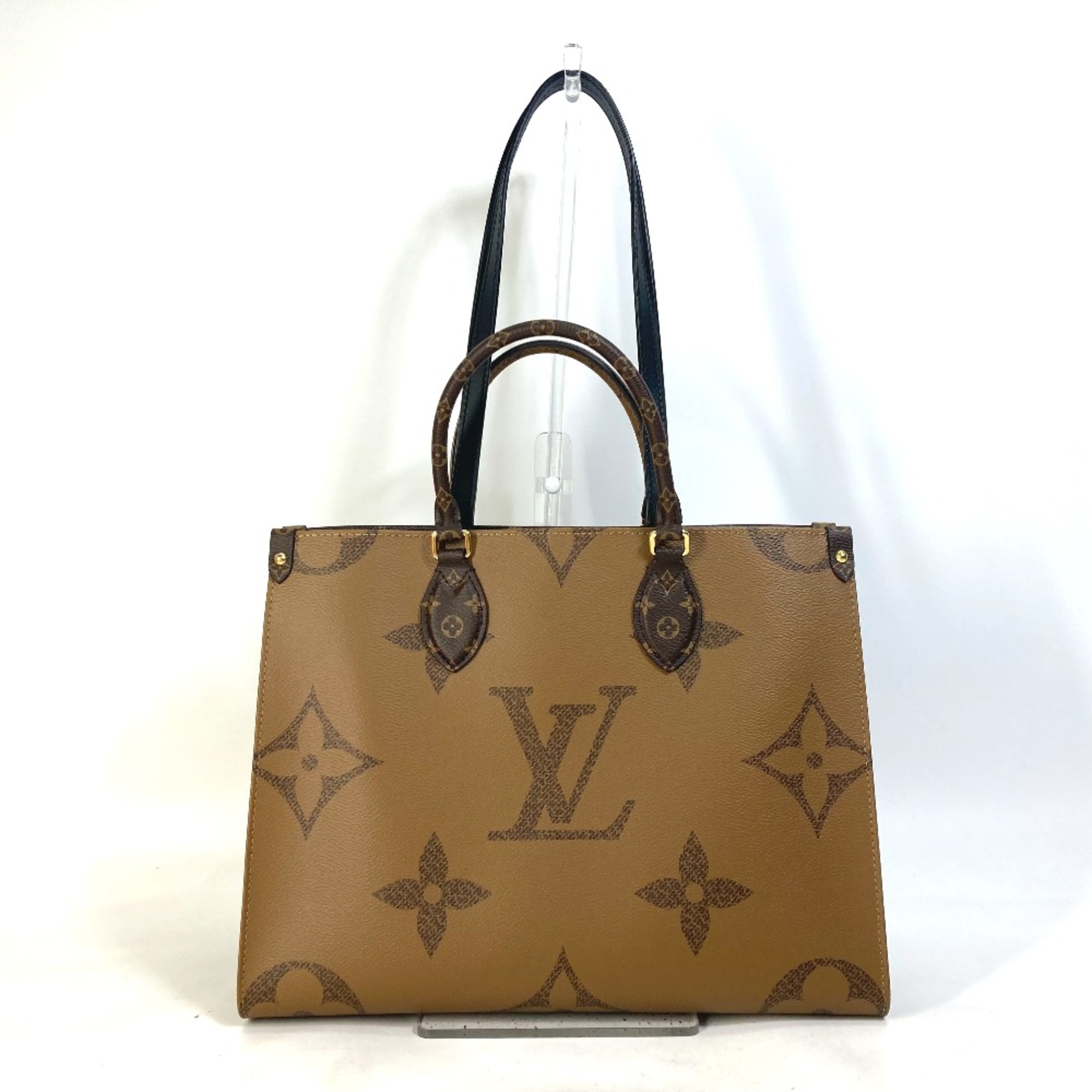 Louis Vuitton M45321 Monogram Giant 2WAY Shoulder Bag Tote Bag Brown Beige