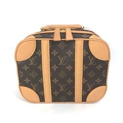 Louis Vuitton M44581 Monogram Crossbody Chain Trunk Hand Bag 2WAY Bag Shoulder Bag Duffle Bag Brown