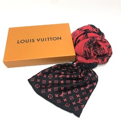 Louis Vuitton MP2279 Fashion Accessories Giant Pleated Scarf Black