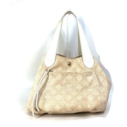 Louis Vuitton M95986 Monogram beach line Bag with pouch Shoulder Bag Tote Bag Beige White