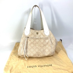 Louis Vuitton M95986 Monogram beach line Bag with pouch Shoulder Bag Tote Bag Beige White