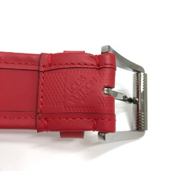 Louis Vuitton M9122 Damier Infini Fashion Accessories belt Red SilverHardware