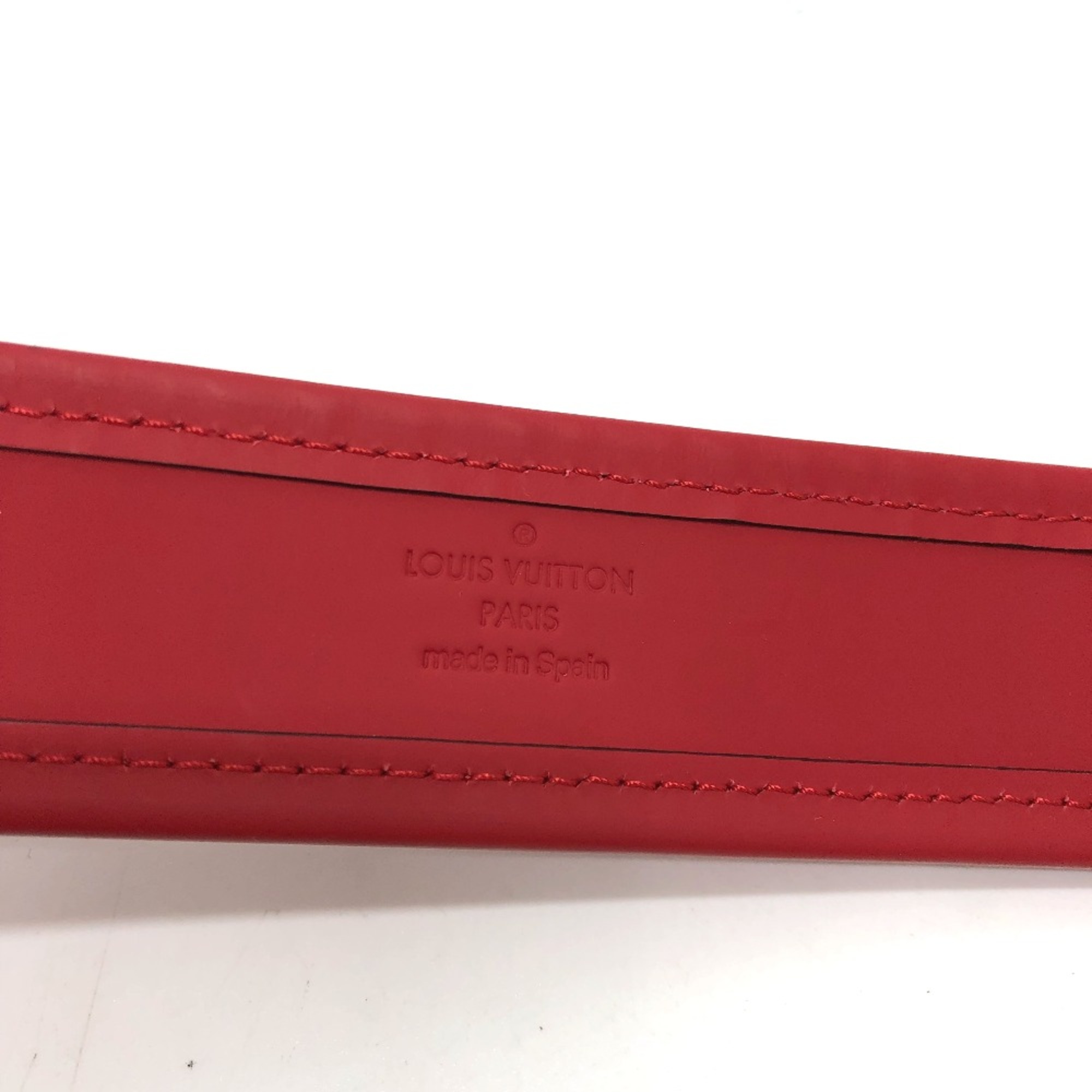 Louis Vuitton M9122 Damier Infini Fashion Accessories belt Red SilverHardware