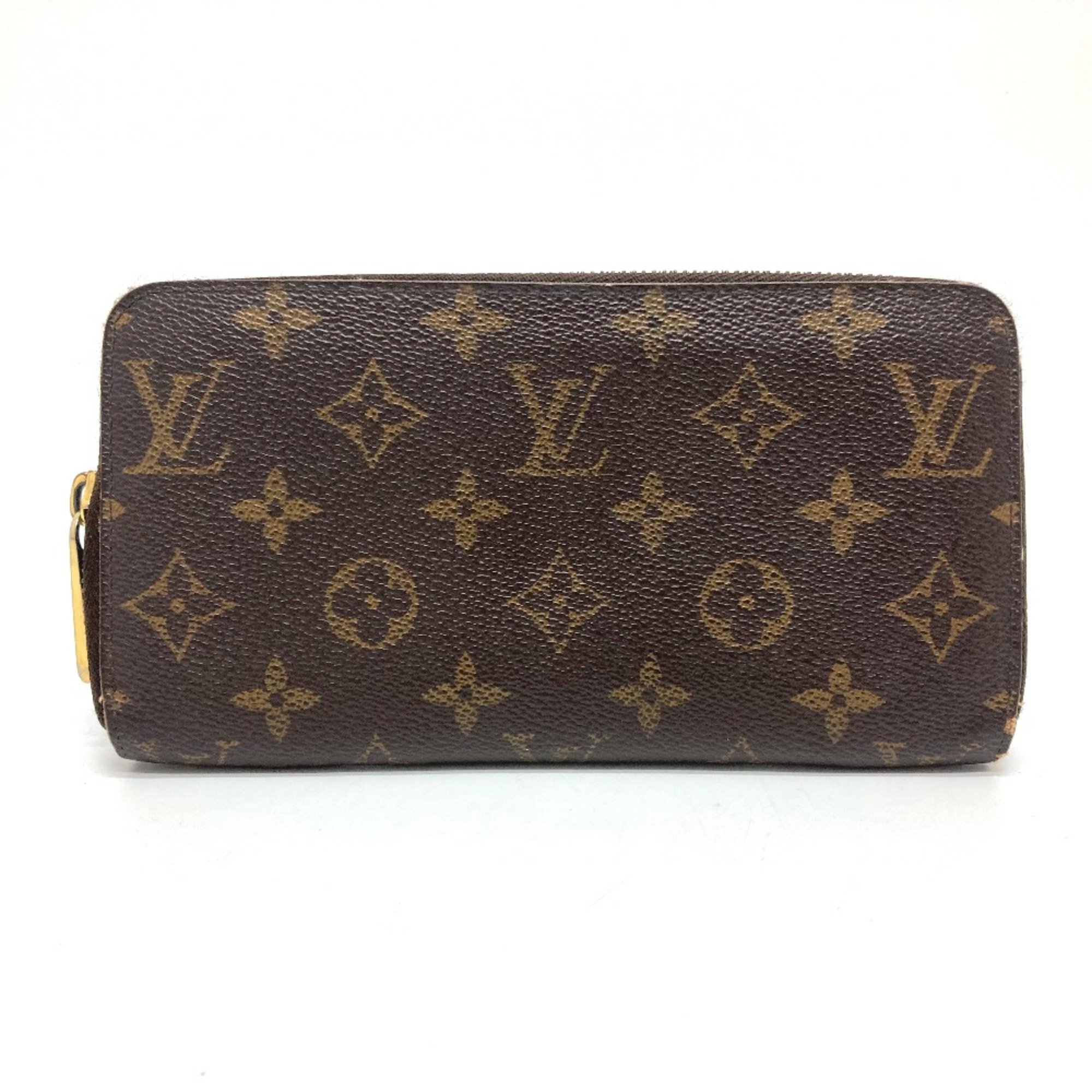 Louis Vuitton M60017 Monogram Old model Long Wallet Brown