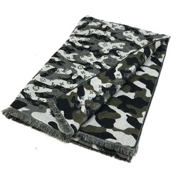 Louis Vuitton M71627 Camouflage camouflage Stole/Shawl Black x khaki