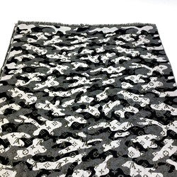 Louis Vuitton M71627 Camouflage camouflage Stole/Shawl Black x khaki