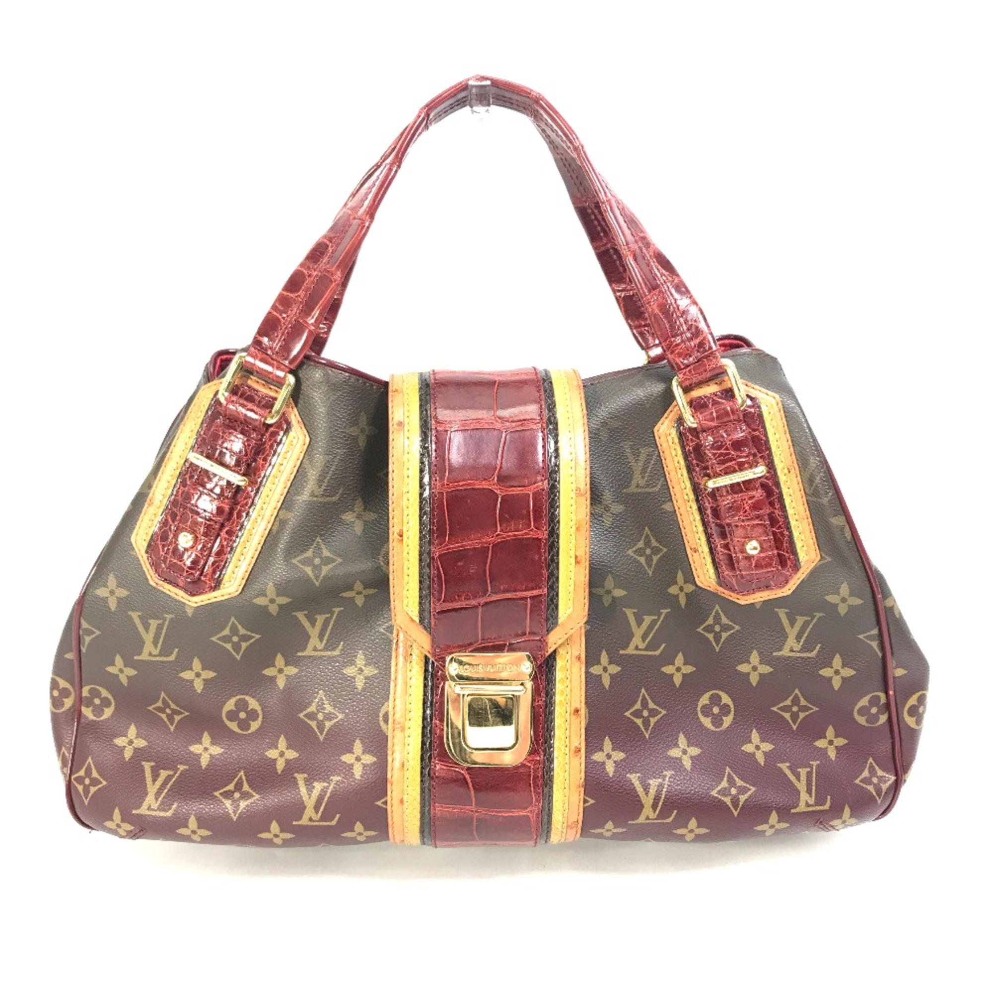 Louis Vuitton M95580 Monogram Mirage Bag Duffle Bag Shoulder Shoulder Bag Red Brown