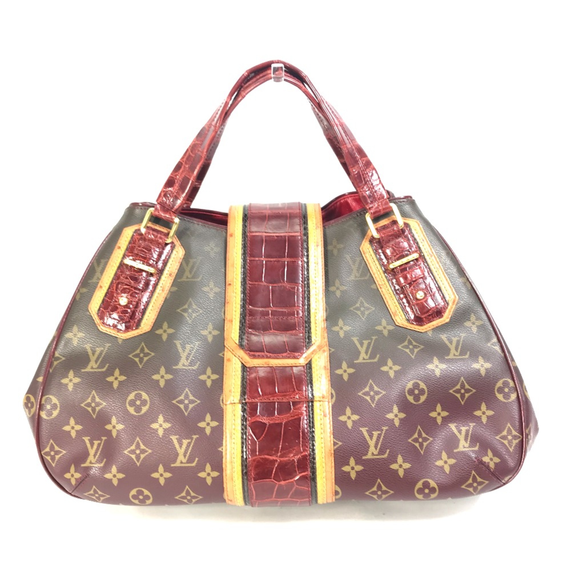 Louis Vuitton M95580 Monogram Mirage Bag Duffle Bag Shoulder Shoulder Bag Red Brown