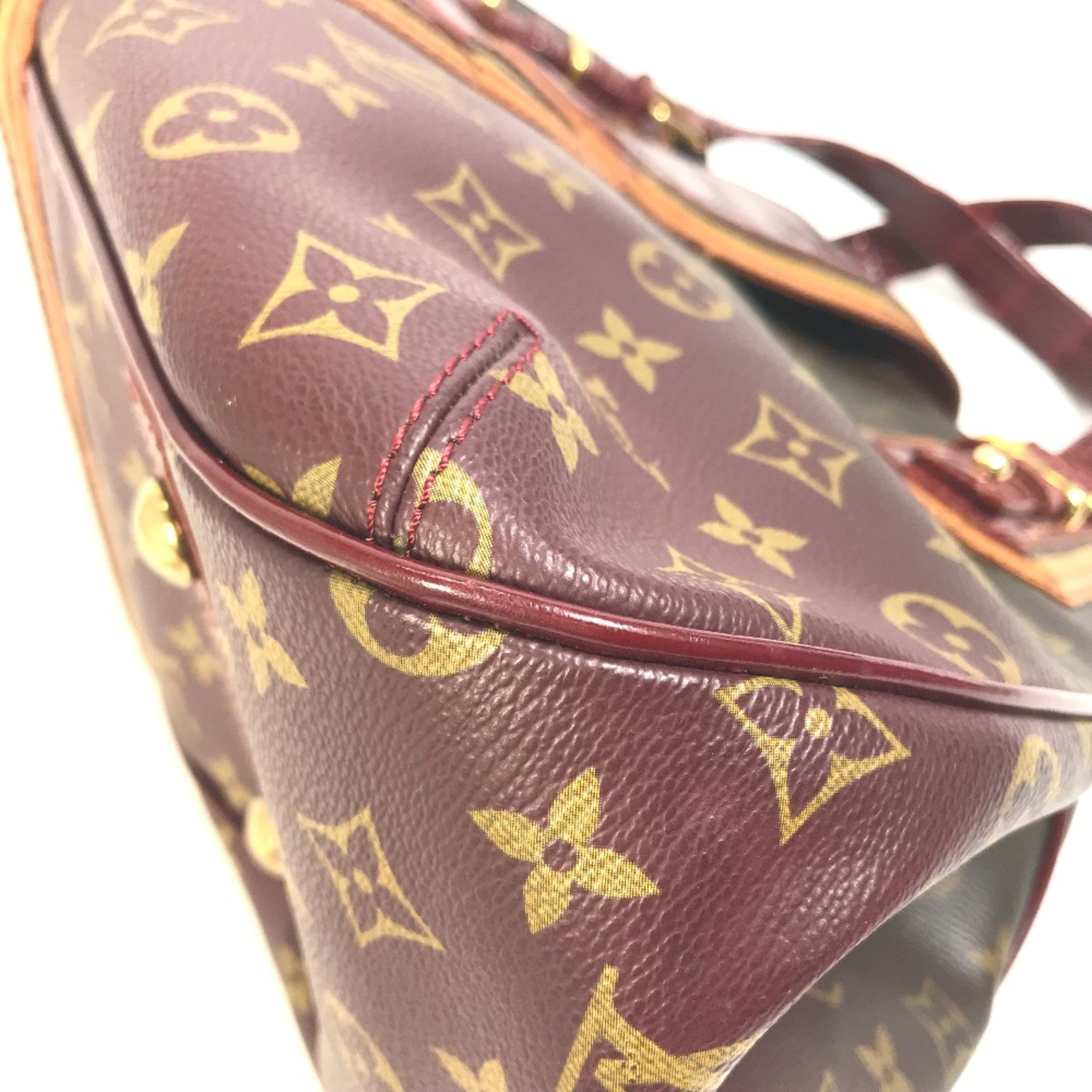 Louis Vuitton M95580 Monogram Mirage Bag Duffle Bag Shoulder Shoulder Bag Red Brown