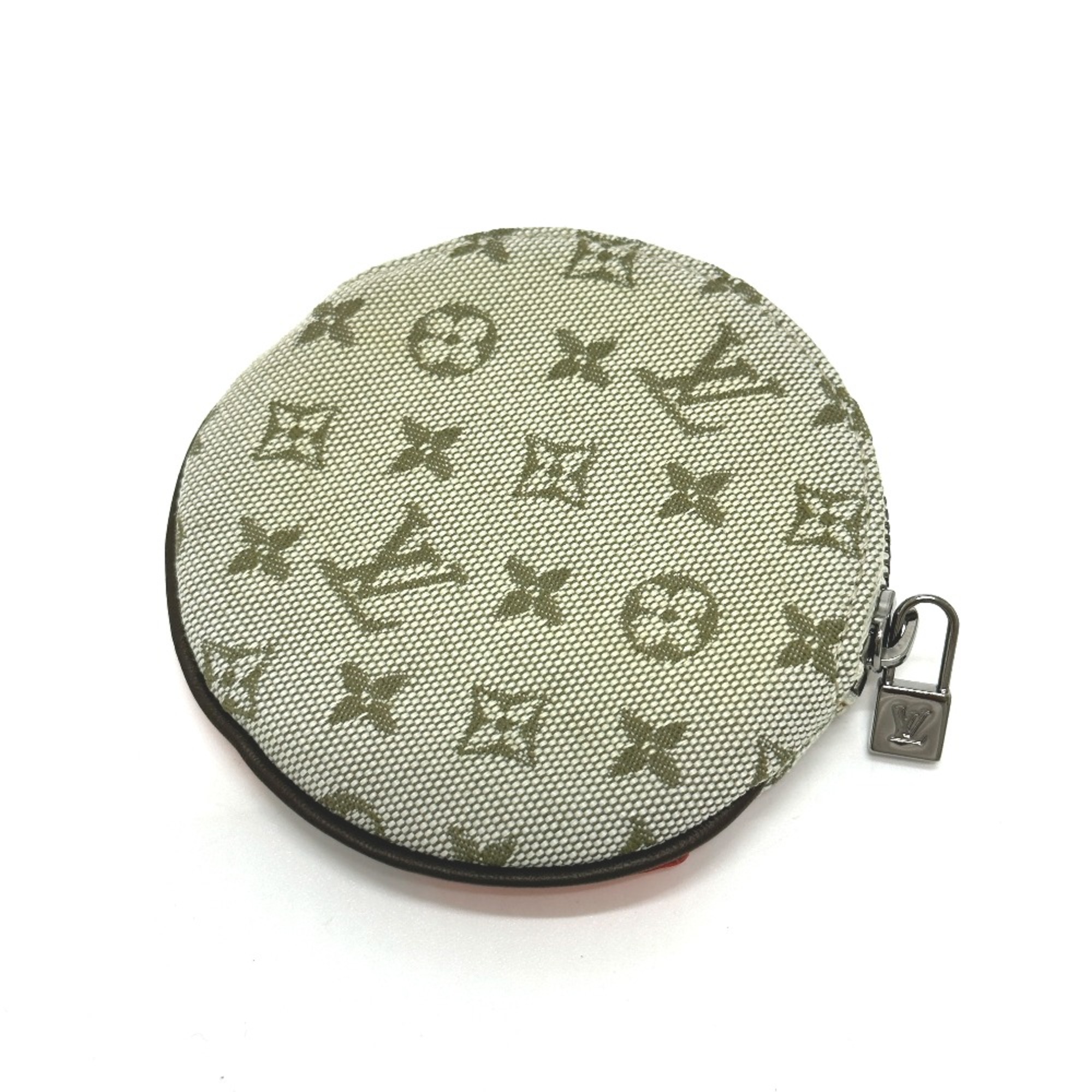 Louis Vuitton M92271 Monogram mini Wallet coin purse khaki