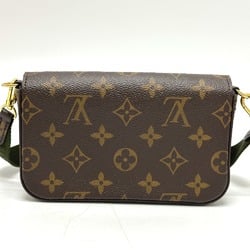 Louis Vuitton M80091 Monogram Crossbody pouch Shoulder Bag Brown GoldHardware