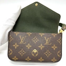 Louis Vuitton M80091 Monogram Crossbody pouch Shoulder Bag Brown GoldHardware