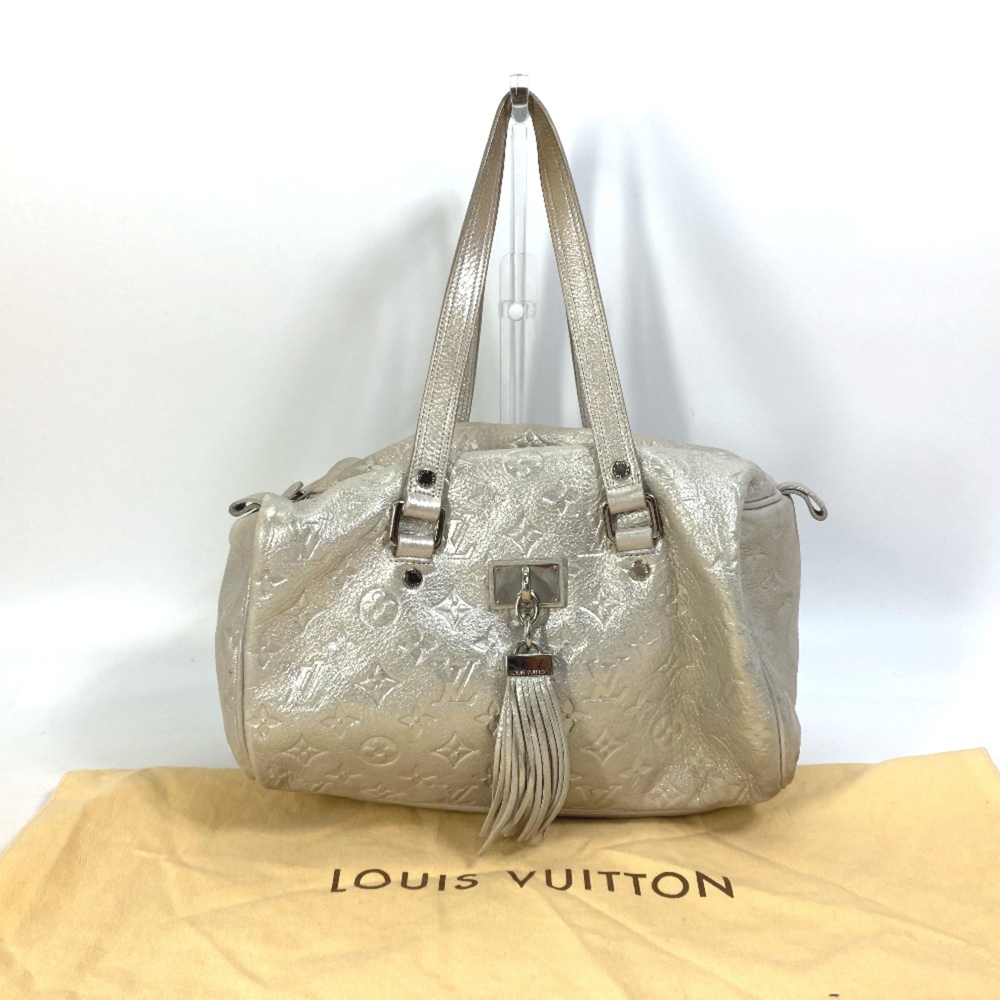 Louis Vuitton M95817 Monogram shimmer Shoulder Mini Duffle Bag Bag Shoulder Bag Argent Silver