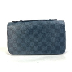 Louis Vuitton N41590 Damier Cobalt Travel Case Hand Bag Long Wallet Navy