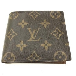 Louis Vuitton M62288 logo Saif Folded wallet Brown