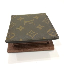 Louis Vuitton M62288 logo Saif Folded wallet Brown