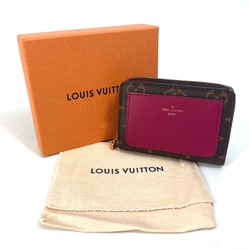 Louis Vuitton M82377 Monogram Folded wallet Fuchsia Brown