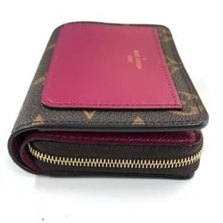 Louis Vuitton M82377 Monogram Folded wallet Fuchsia Brown