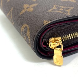 Louis Vuitton M82377 Monogram Folded wallet Fuchsia Brown