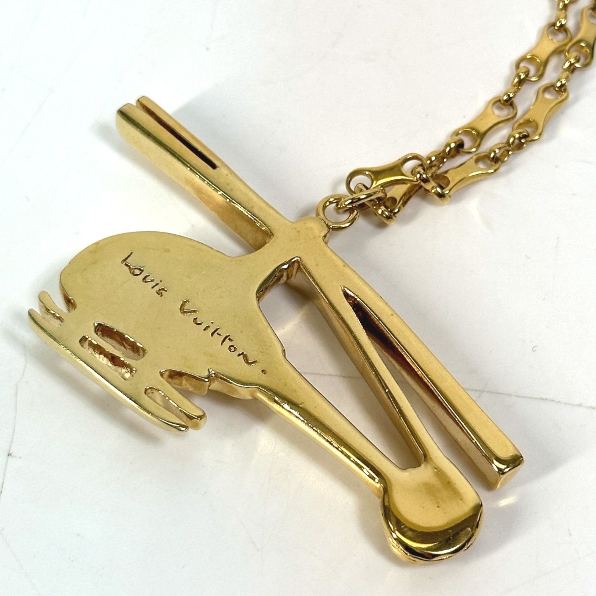 Louis Vuitton MP0329 Accessories Chain Necklace Gold