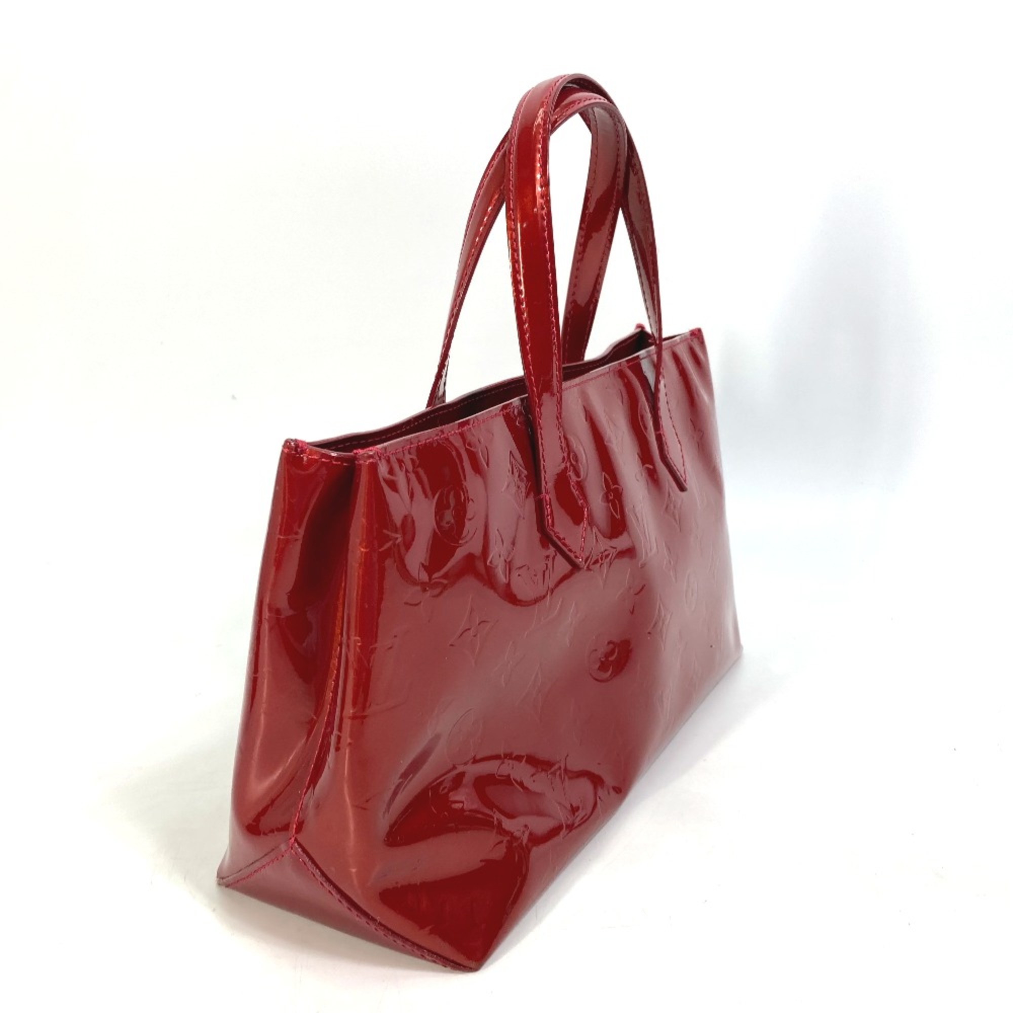 Louis Vuitton M93642 MonogramVernis Bag Hand Bag Tote Bag Pomdamul Red