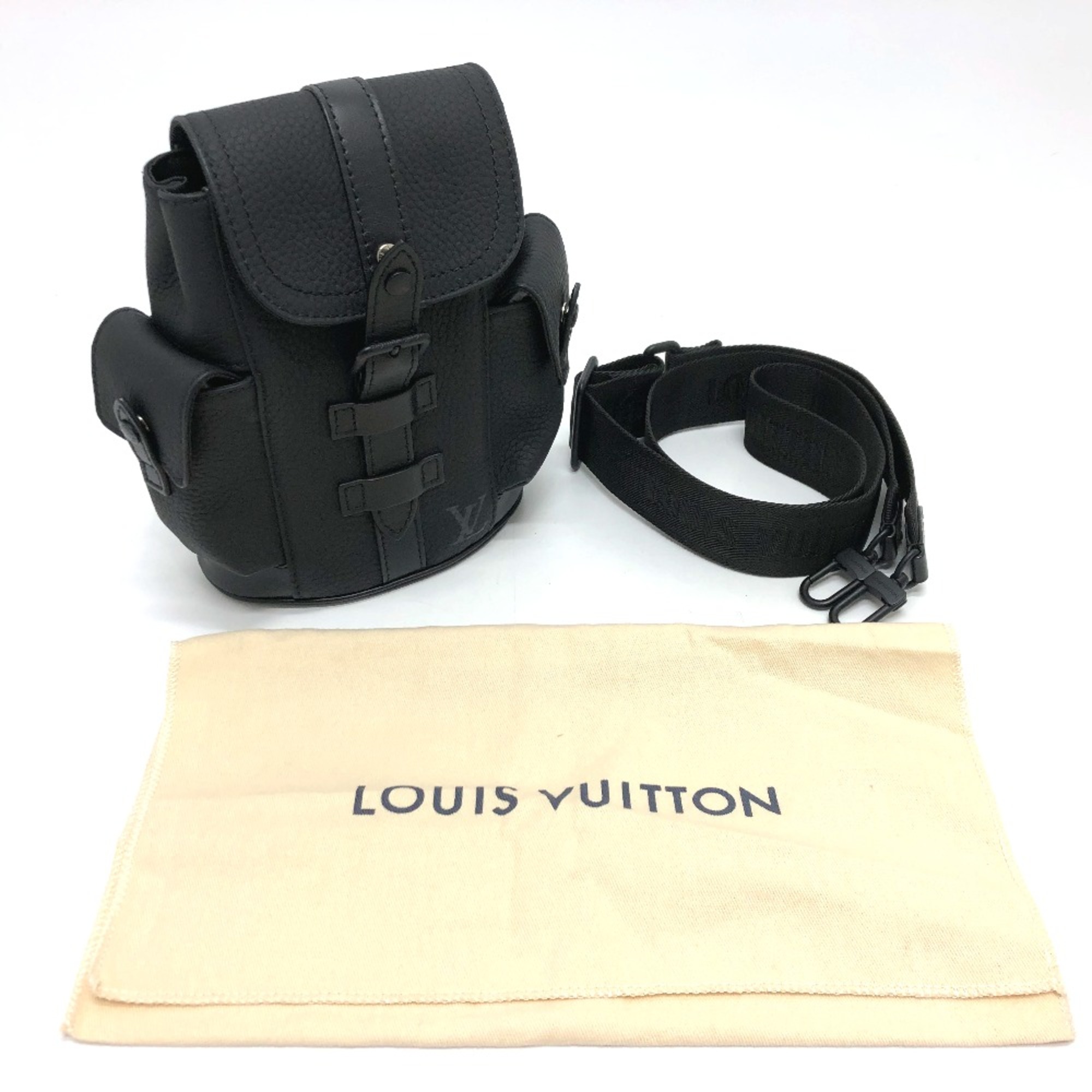 Louis Vuitton M58495 Bag Shoulder Bag Black SilverHardware