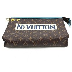 Louis Vuitton M81204 Monogram Pouch Cluch Bag Clutch bag Brown blue