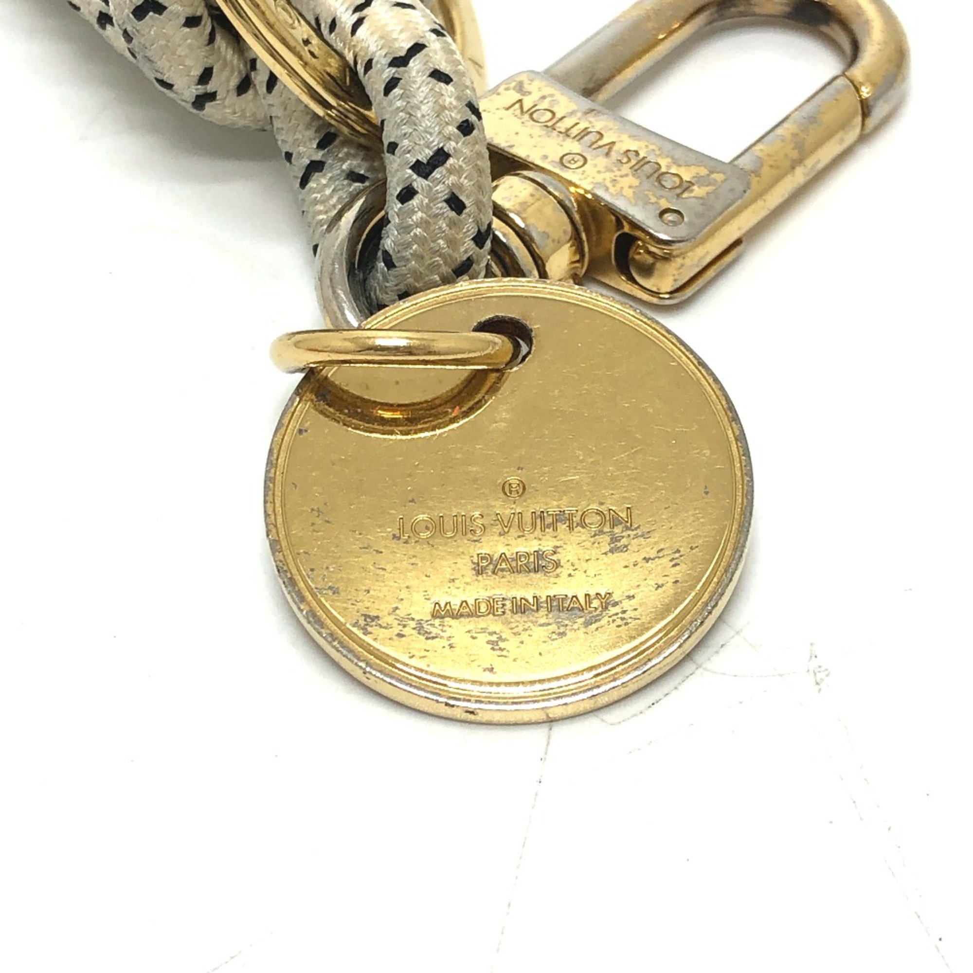 Louis Vuitton MP1623 Christopher-Nemes charm Key Holder White GoldHardware